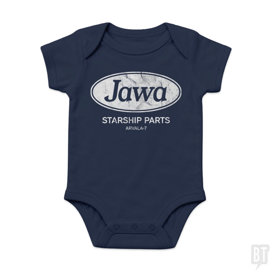 Jawa Starship Parts Baby One-Piece