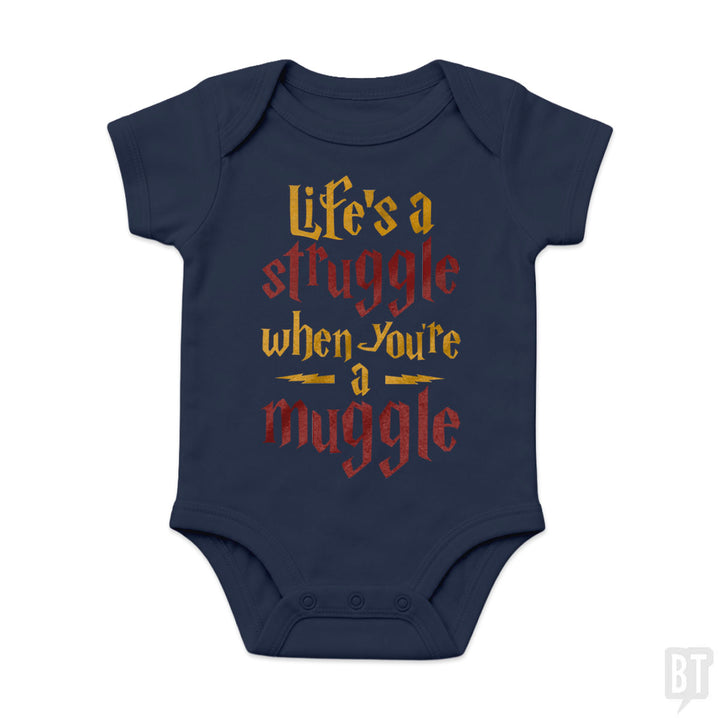 Muggle Struggle Baby One-Piece