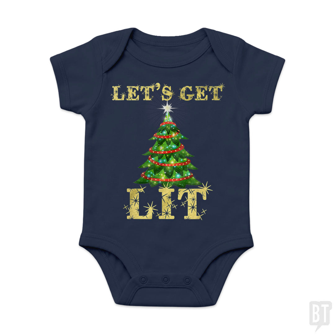 Let's Get Lit Baby One-Piece