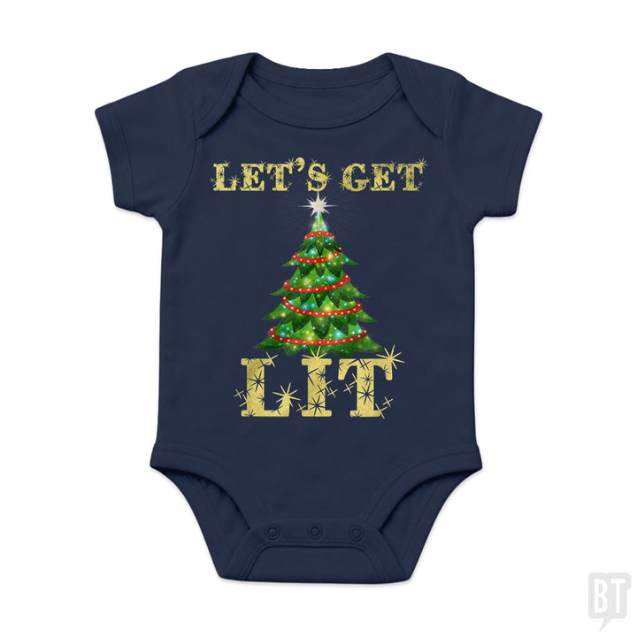 Let's Get Lit Baby One-Piece