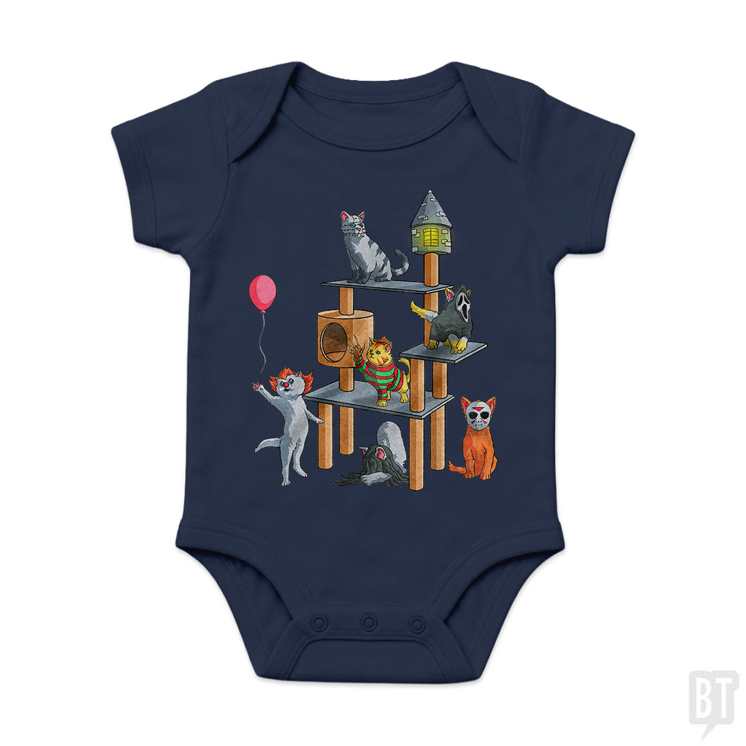 Cat Horror Movies Baby One-Piece