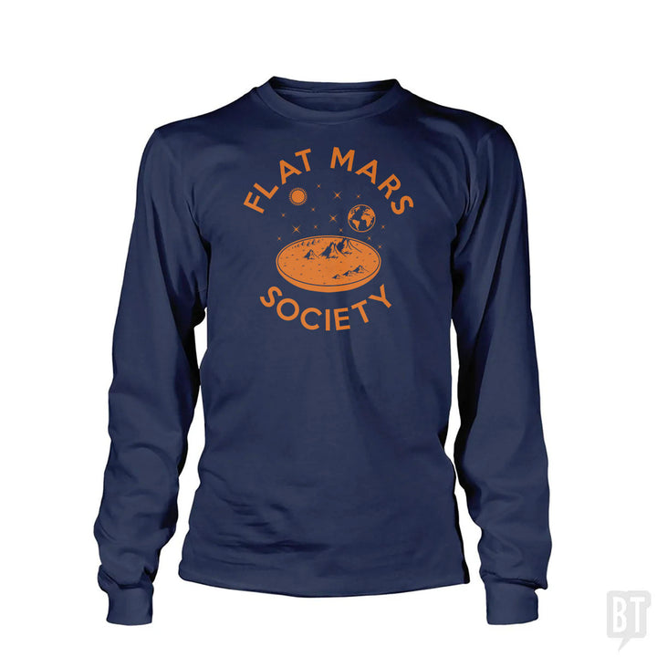 Flat Mars Society Long Sleeve