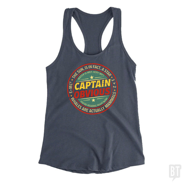 Captain Obvious Tank Top