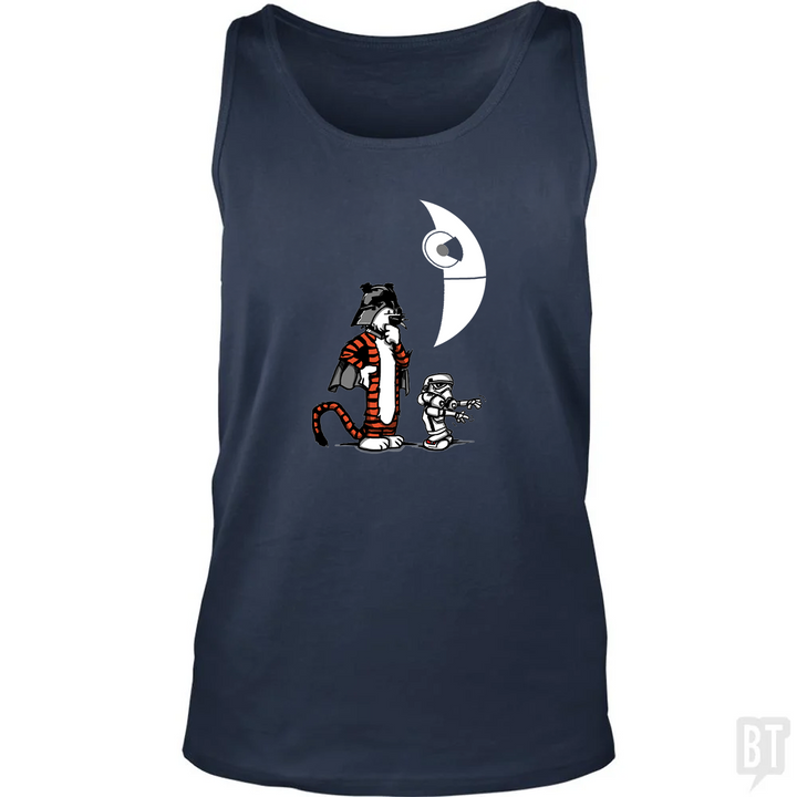 Darth Hobbes and Calvin Trooper Tank Tops