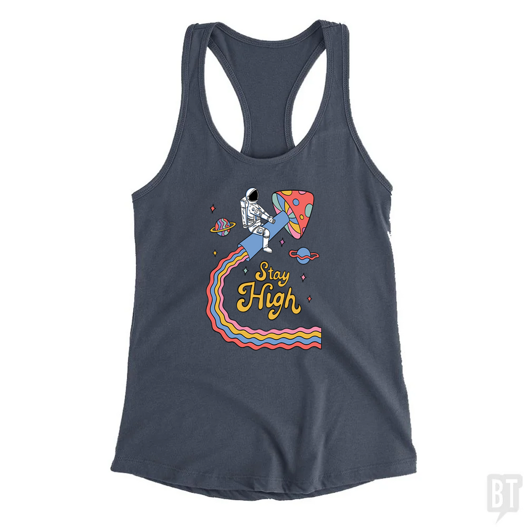 Stay High Astronaut Tank Top