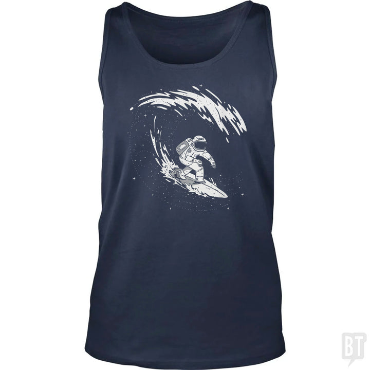 Astronaut Surfer Tank Top