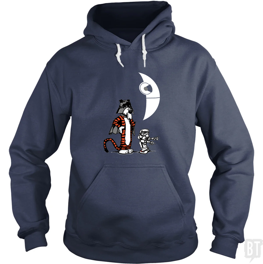 Darth Hobbes and Calvin Trooper Hoodie