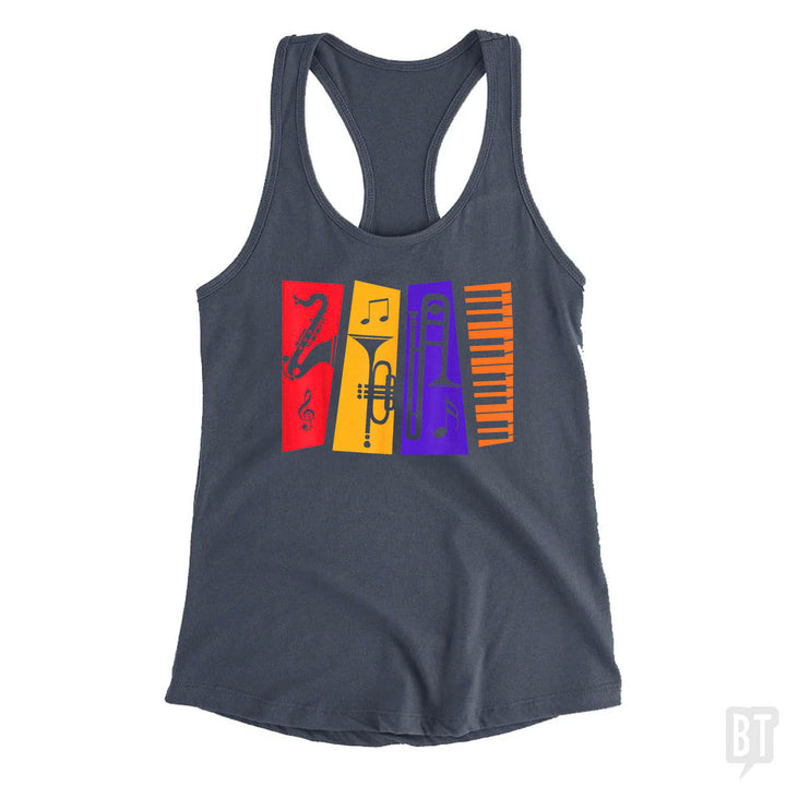 Jazz Music Tank Top