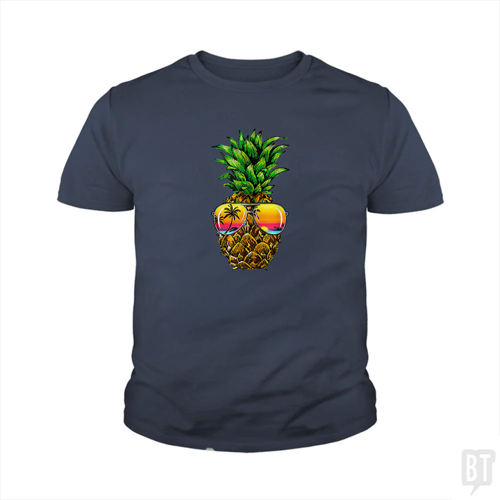 Sunglasses Pineapple Kids Shirt