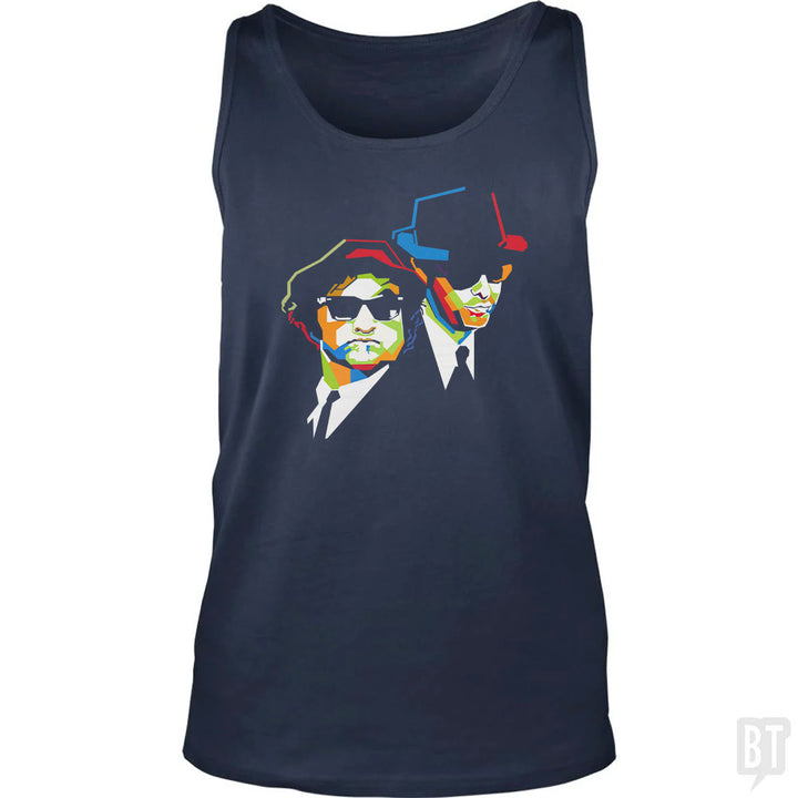 Blues Brothers Cubism Tank Top