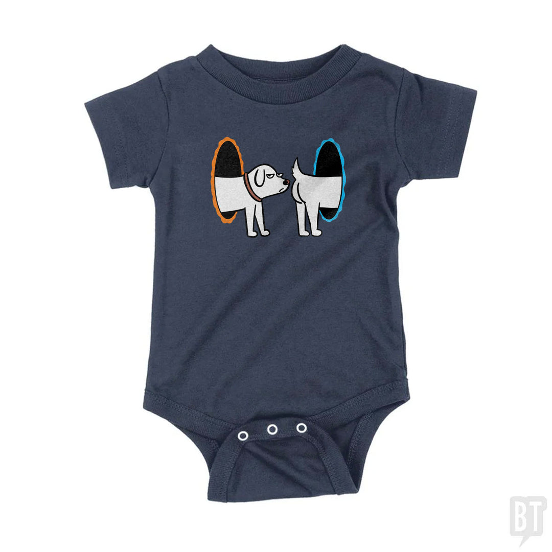 Dog Portal Baby One-Piece