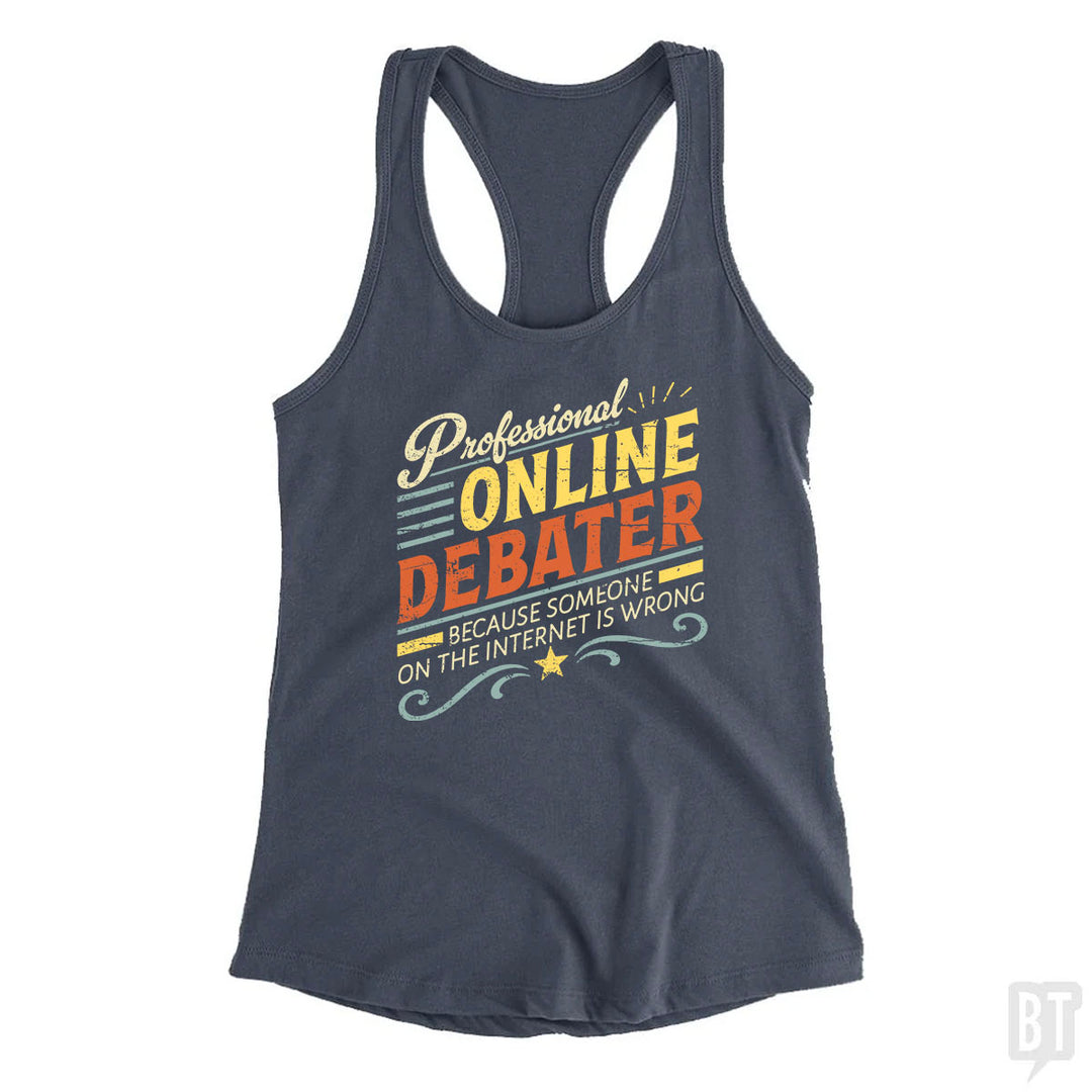 Professional Online Debater Tank Top
