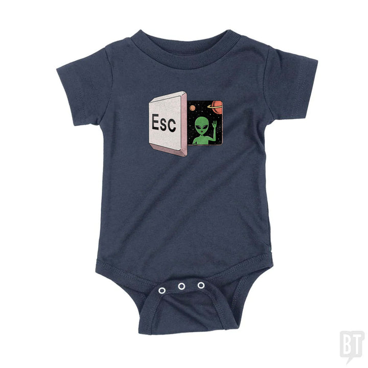 Space Escape Baby One-Piece