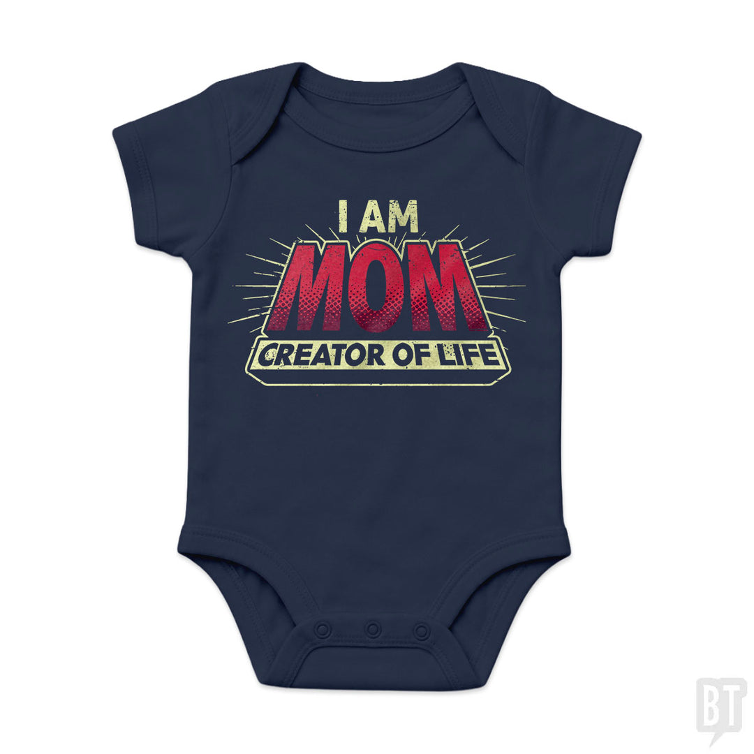 Mom-Creator of Life Baby One-Piece