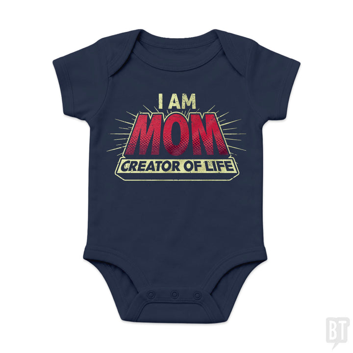 Mom-Creator of Life Baby One-Piece