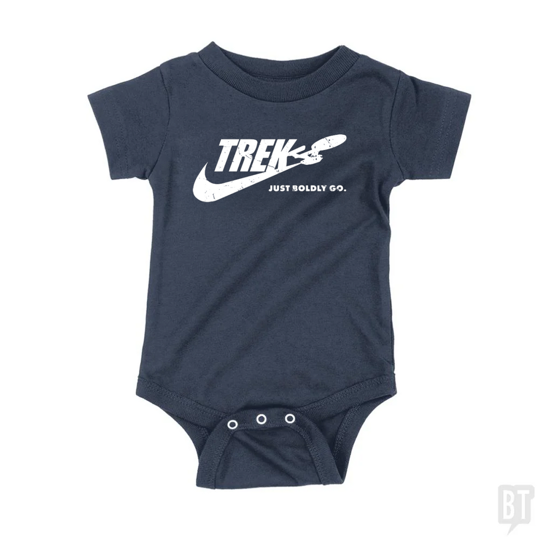 Trek Boldly Baby One-Piece