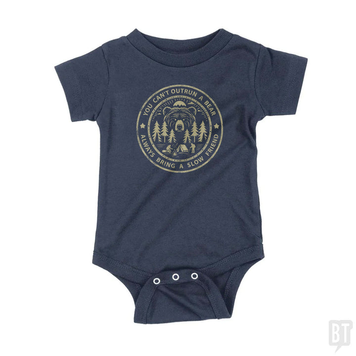 You Can't Outrun A Bear Baby One-Piece