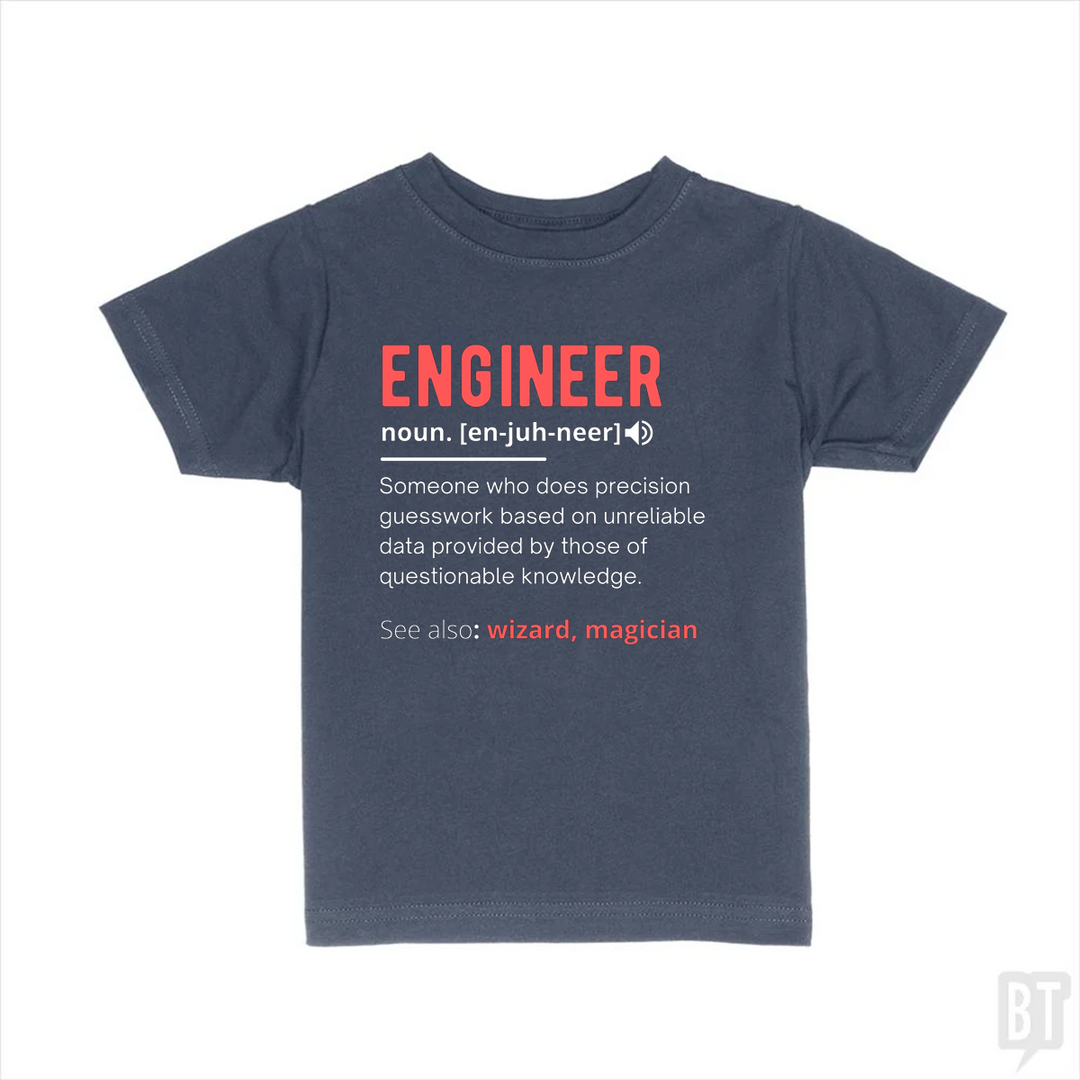 Engineer Definition Kids Shirt