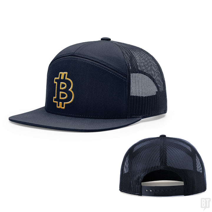 Bitcoin Outline Hats