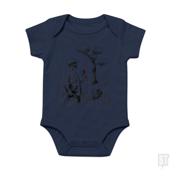 Dog Man Baby One-Piece