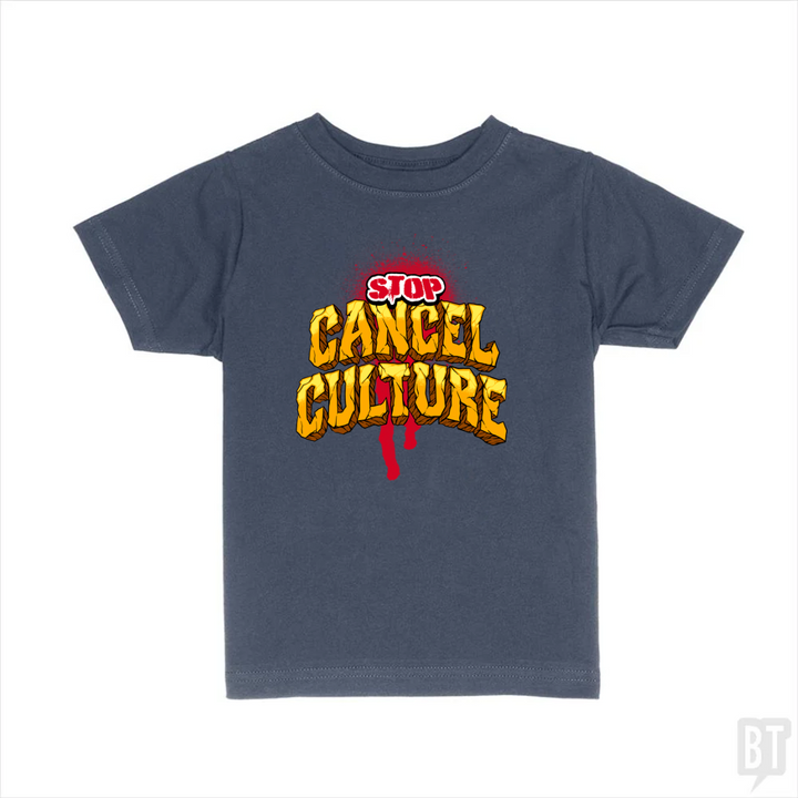 Stop Cancel Culture Kids Shirt