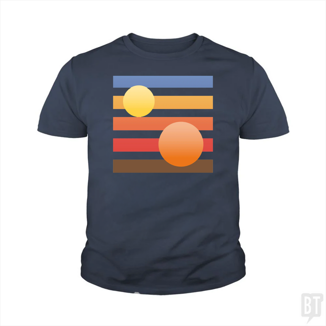 Artistic Tatooine Kids Shirt