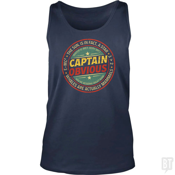 Captain Obvious Tank Top