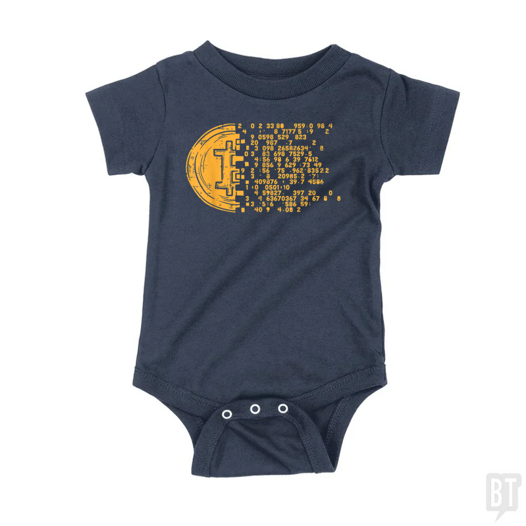 Bitcoin Digital Baby One-Piece