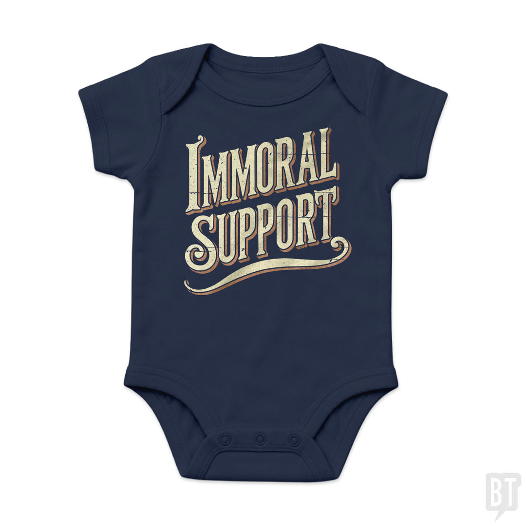 Immoral Support Baby One-Piece
