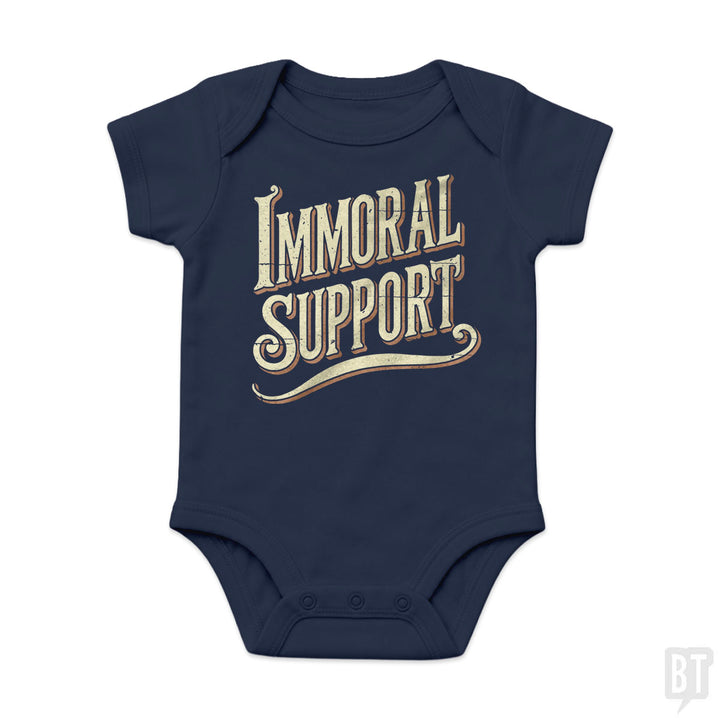 Immoral Support Baby One-Piece