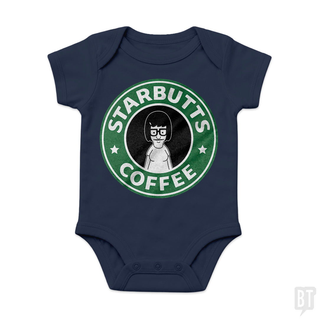 Starbutts Coffee Baby One-Piece
