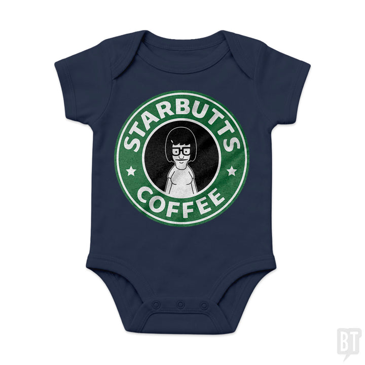 Starbutts Coffee Baby One-Piece