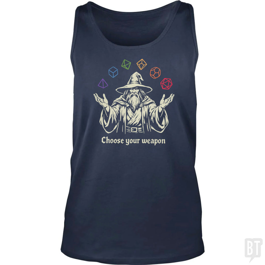 Wizard Weapon Tank Top