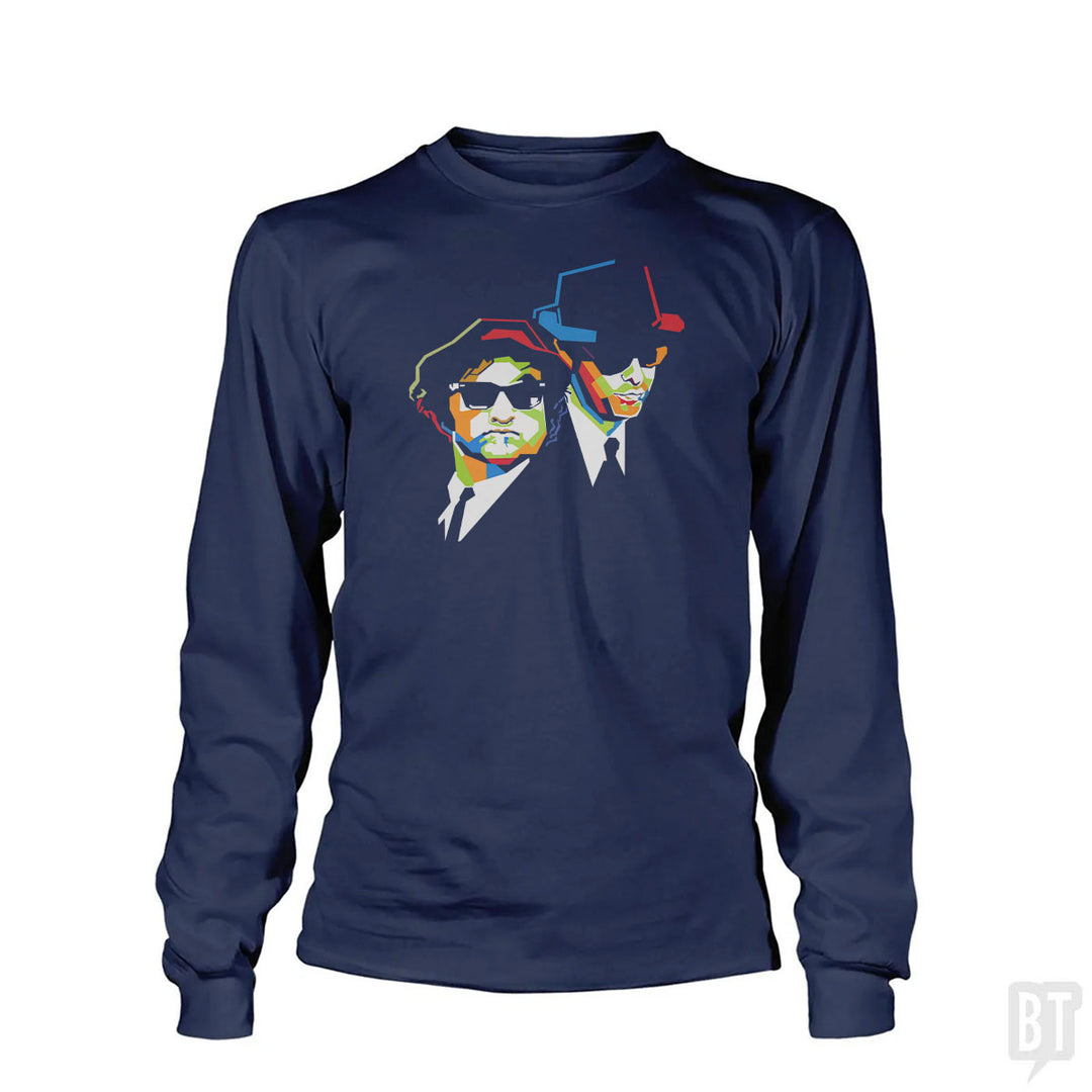 Blues Brothers Cubism Long Sleeve