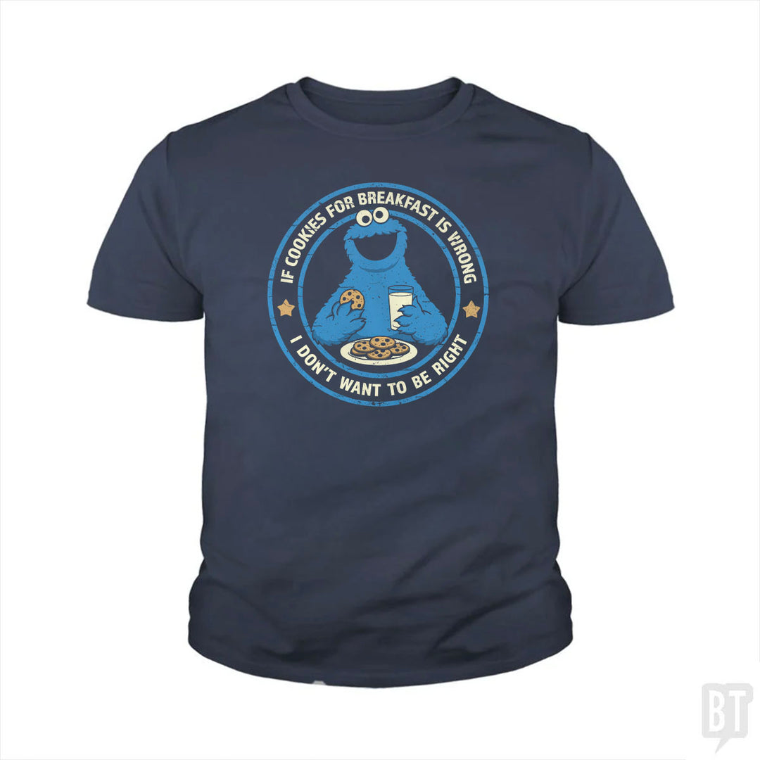 Breakfast Cookies Kids Shirt