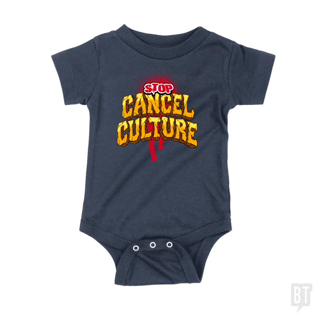 Stop Cancel Culture Baby One-Piece