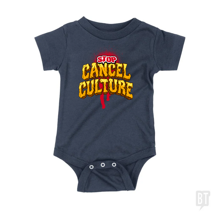 Stop Cancel Culture Baby One-Piece