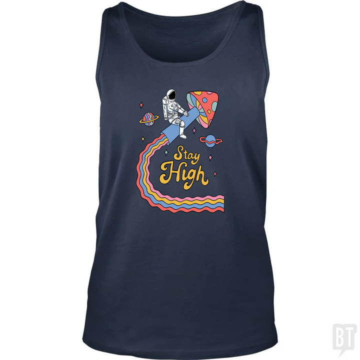 Stay High Astronaut Tank Top