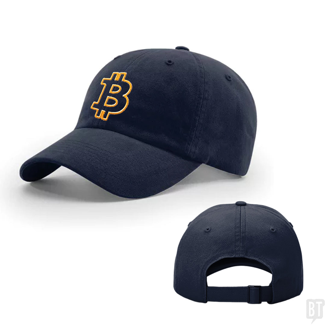 Bitcoin Outline Hats
