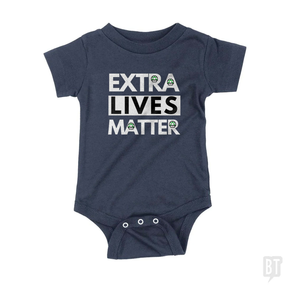 Extra Lives Matter Baby One-Piece