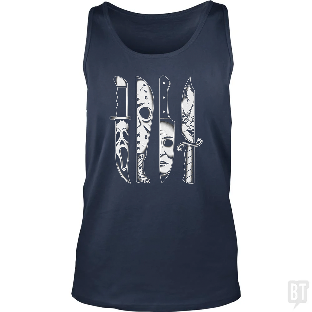 Horror Movie Knives Tank Top