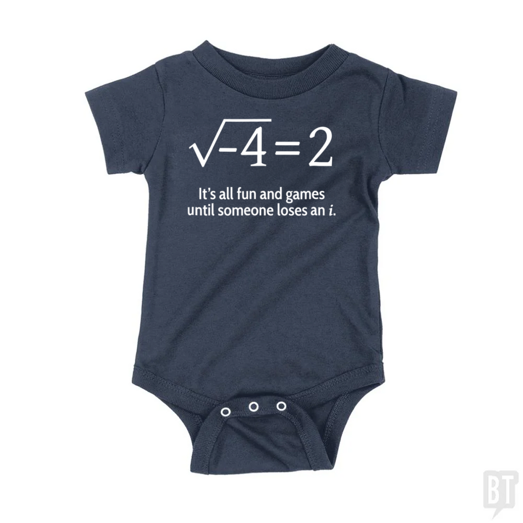Funny Math Baby One-Piece