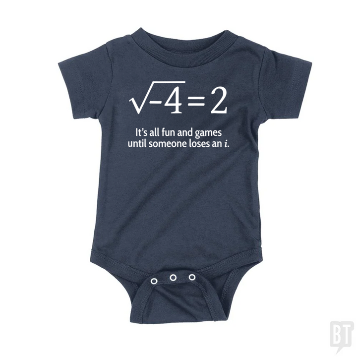 Funny Math Baby One-Piece
