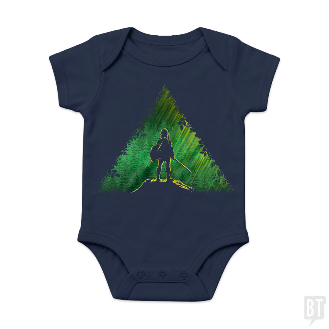Link In A Forest Baby One-Piece