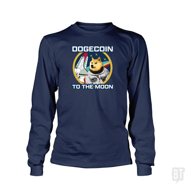 Dogecoin to the Moon Long Sleeve