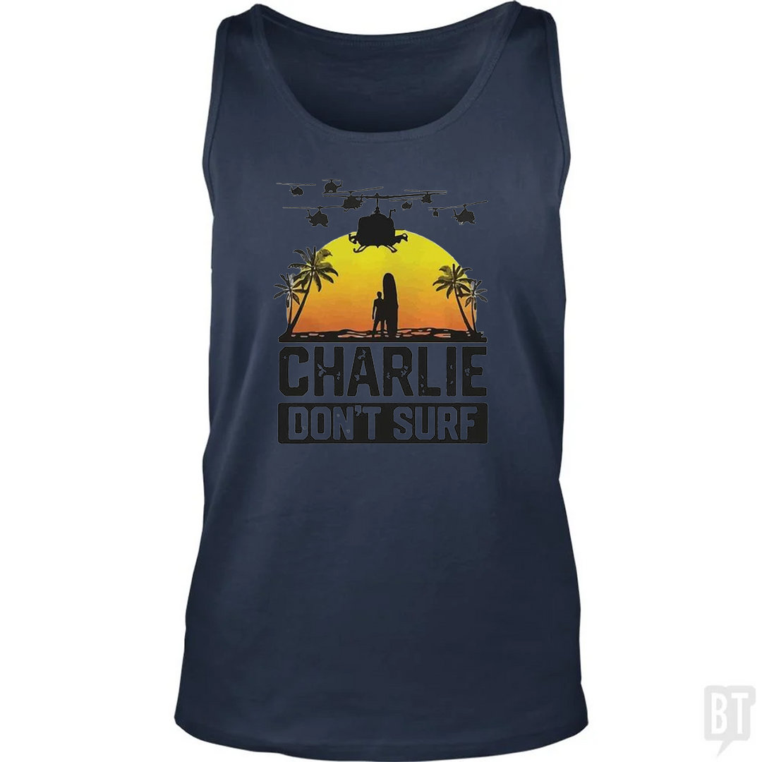 Charlie Don't Surf Summer Vacation Tank Top