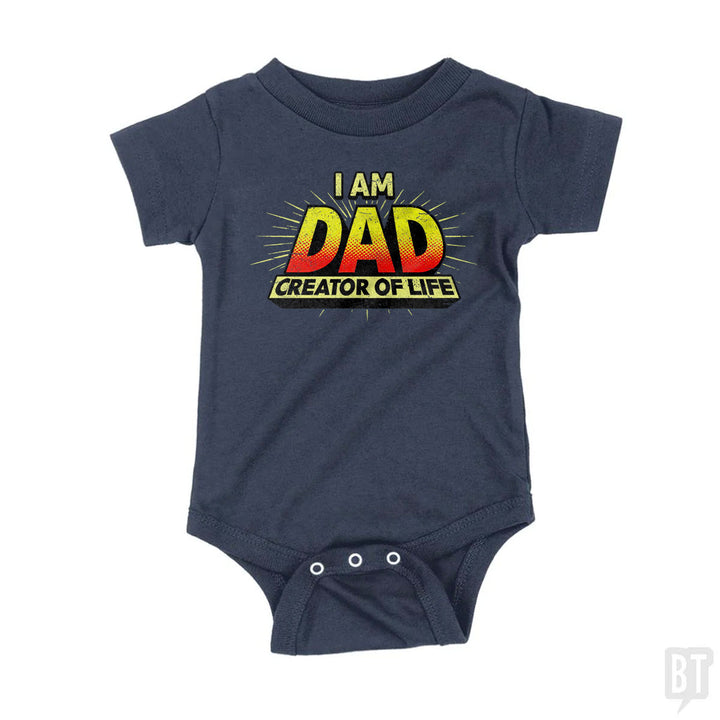 Dad - Creator of Life Baby One-Piece
