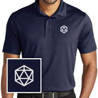 Load image into Gallery viewer, D&amp;D Dice Performance Polo Shirt
