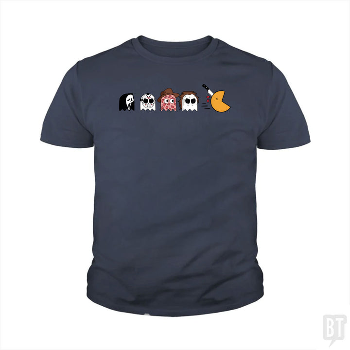 Halloween Horror Characters Kids Shirt