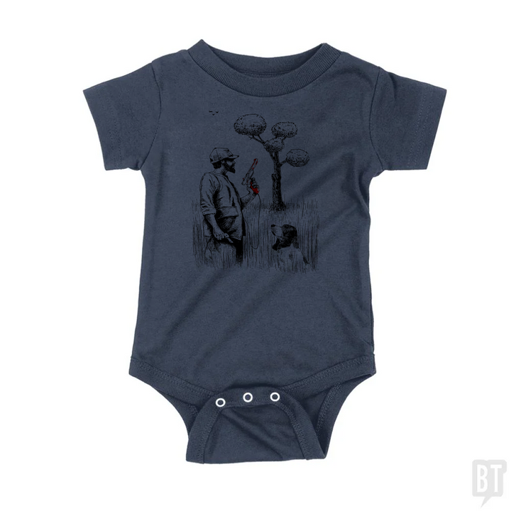 Dog Man Baby One-Piece